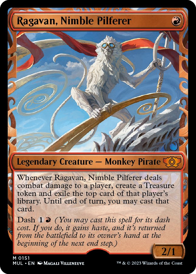 Ragavan, Nimble Pilferer (Halo Foil) [Multiverse Legends] MTG Single Magic: The Gathering    | Red Claw Gaming