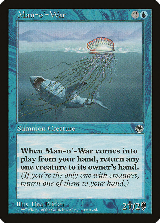 Man-o'-War [Portal] MTG Single Magic: The Gathering    | Red Claw Gaming