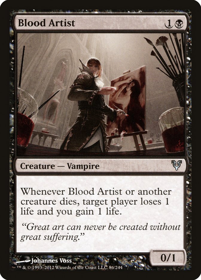 Blood Artist [Avacyn Restored] MTG Single Magic: The Gathering    | Red Claw Gaming