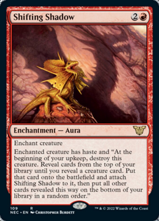 Shifting Shadow [Kamigawa: Neon Dynasty Commander] MTG Single Magic: The Gathering    | Red Claw Gaming