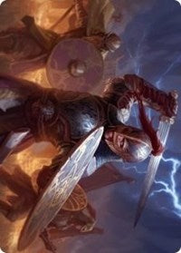 Beskir Shieldmate Art Card [Kaldheim Art Series] MTG Single Magic: The Gathering    | Red Claw Gaming