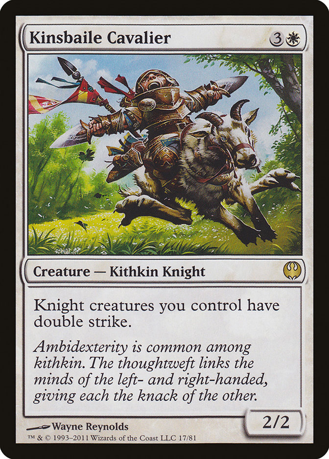 Kinsbaile Cavalier [Duel Decks: Knights vs. Dragons] MTG Single Magic: The Gathering    | Red Claw Gaming