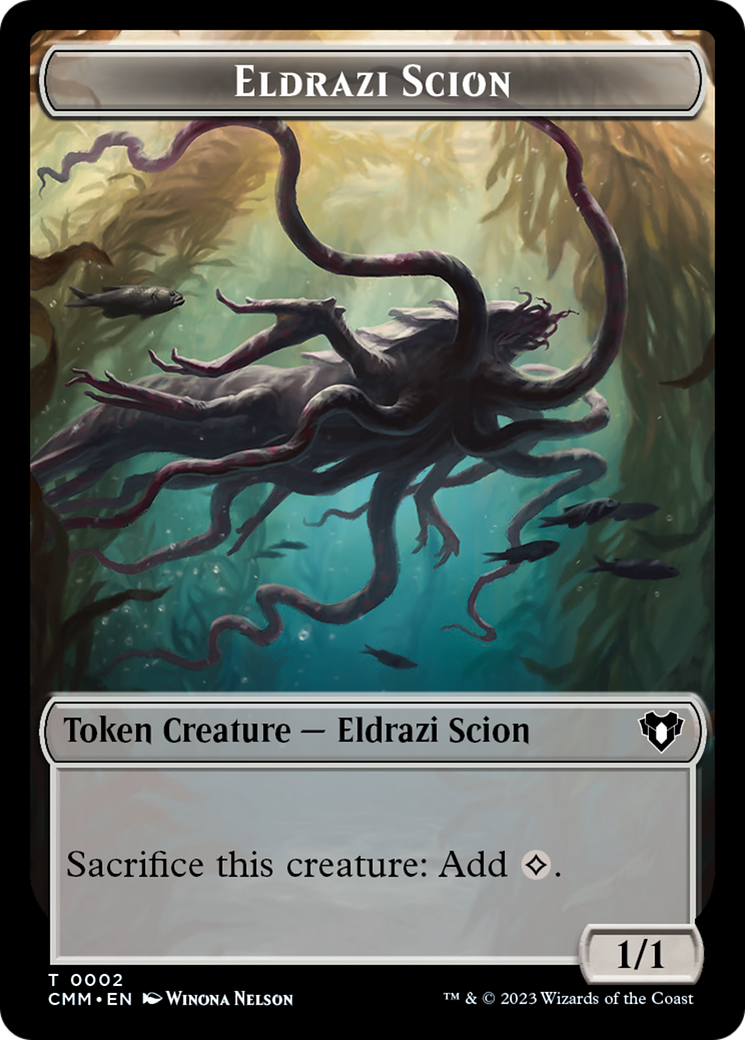 Eldrazi Scion // Spirit (0058) Double-Sided Token [Commander Masters Tokens] MTG Single Magic: The Gathering    | Red Claw Gaming
