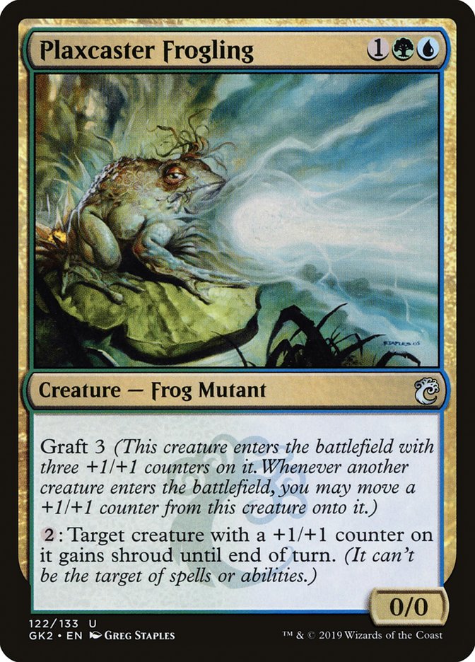 Plaxcaster Frogling [Ravnica Allegiance Guild Kit] MTG Single Magic: The Gathering    | Red Claw Gaming