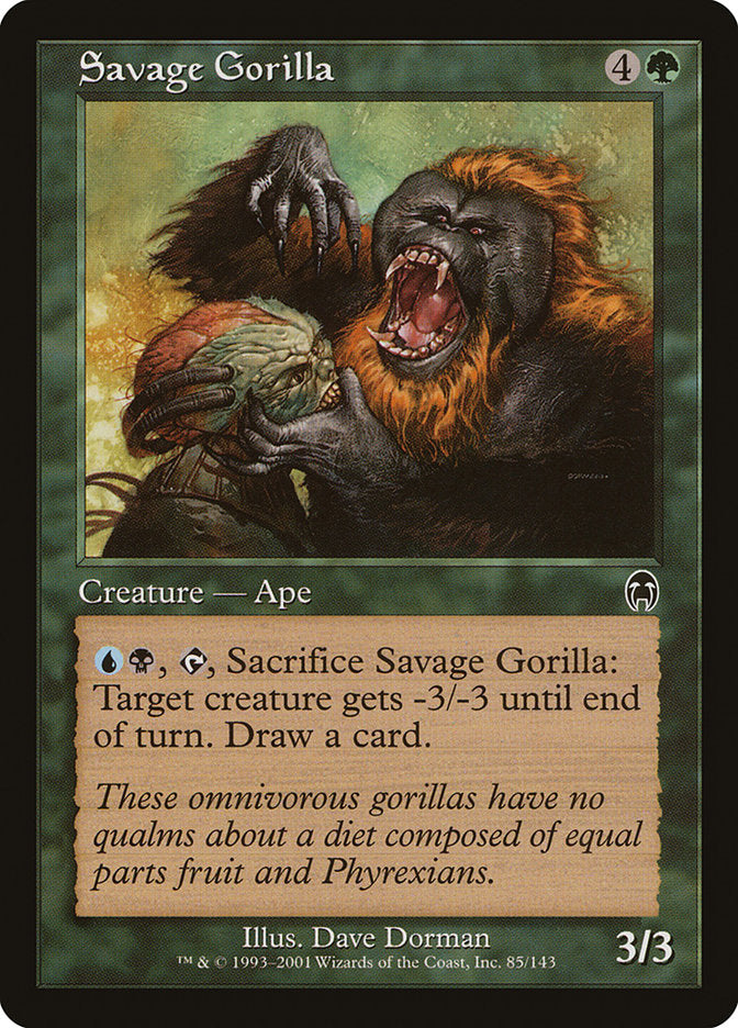 Savage Gorilla [Apocalypse] MTG Single Magic: The Gathering    | Red Claw Gaming