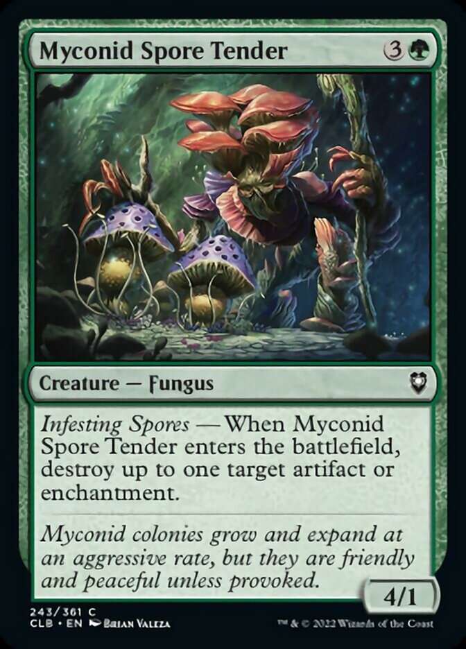 Myconid Spore Tender [Commander Legends: Battle for Baldur's Gate] MTG Single Magic: The Gathering    | Red Claw Gaming
