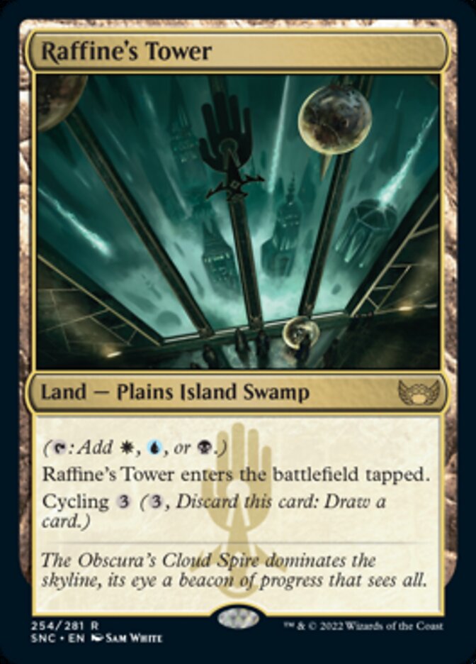 Raffine's Tower [Streets of New Capenna] MTG Single Magic: The Gathering    | Red Claw Gaming