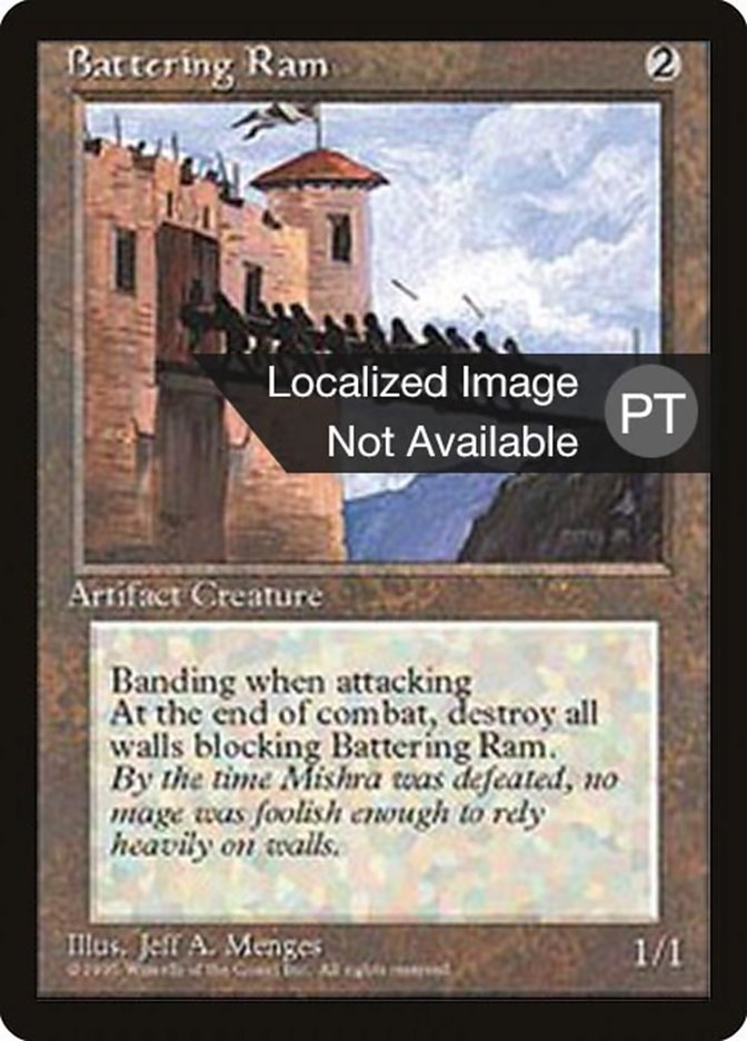 Battering Ram [Fourth Edition (Foreign Black Border)] MTG Single Magic: The Gathering    | Red Claw Gaming