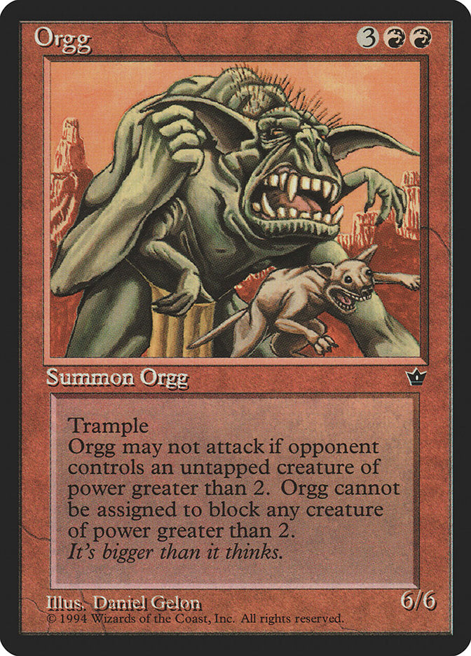 Orgg [Fallen Empires] MTG Single Magic: The Gathering    | Red Claw Gaming