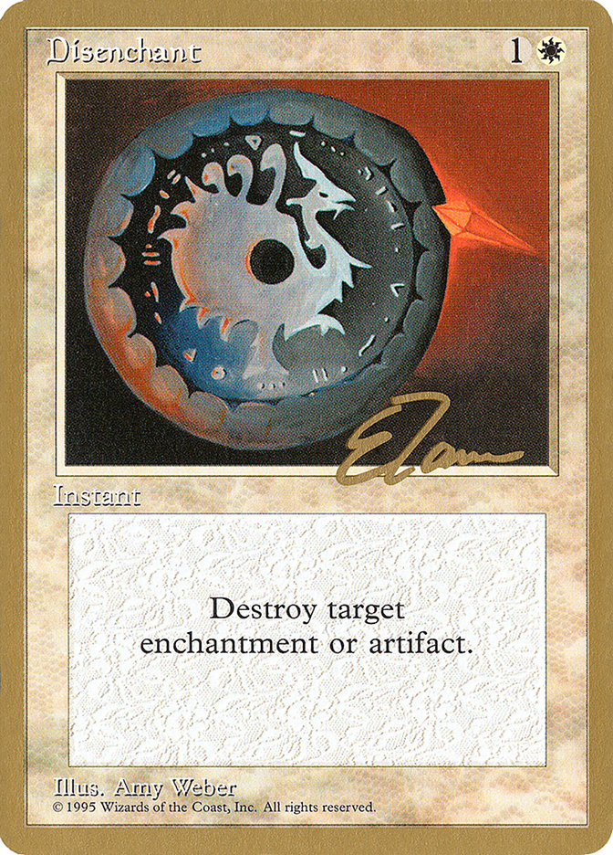 Disenchant (Eric Tam) [Pro Tour Collector Set] MTG Single Magic: The Gathering    | Red Claw Gaming