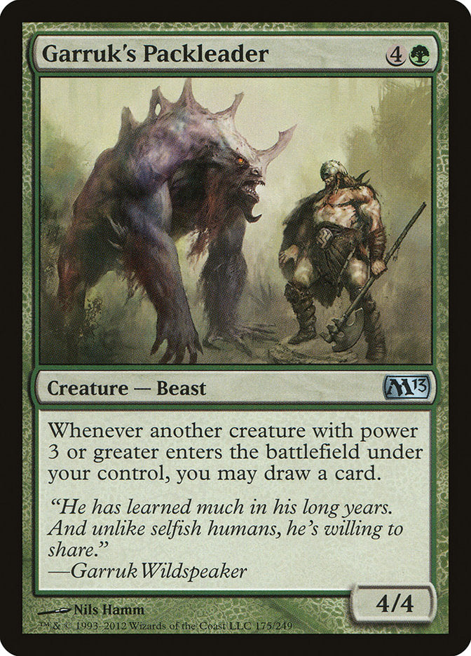 Garruk's Packleader [Magic 2013] MTG Single Magic: The Gathering    | Red Claw Gaming