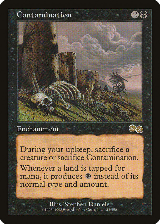 Contamination [Urza's Saga] MTG Single Magic: The Gathering    | Red Claw Gaming