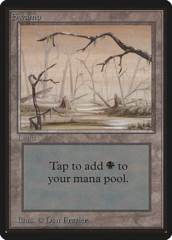 Swamp (295) [Beta Edition] MTG Single Magic: The Gathering    | Red Claw Gaming