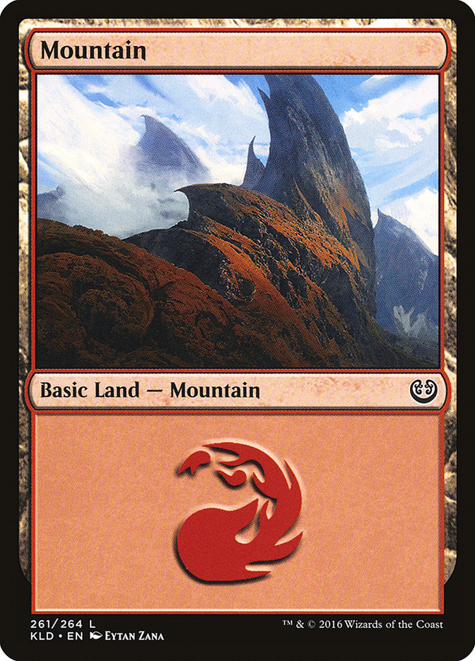 Mountain (261) [Kaladesh] MTG Single Magic: The Gathering    | Red Claw Gaming