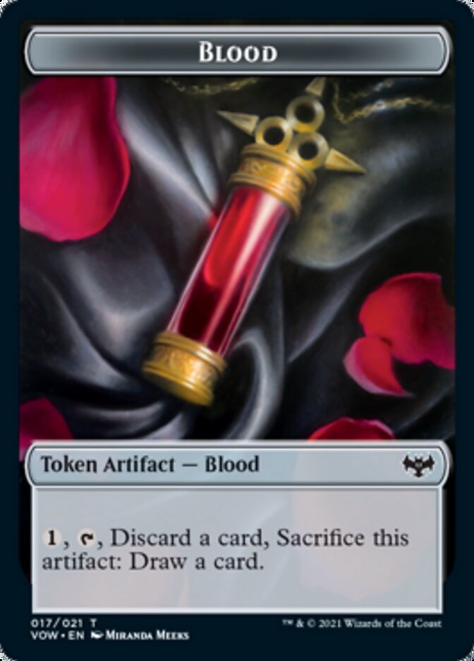 Blood // Slug Double-Sided Token [Innistrad: Crimson Vow Tokens] MTG Single Magic: The Gathering    | Red Claw Gaming
