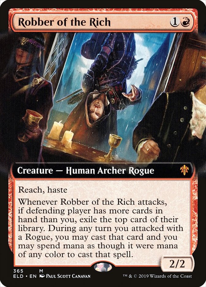 Robber of the Rich (Extended Art) [Throne of Eldraine] MTG Single Magic: The Gathering    | Red Claw Gaming