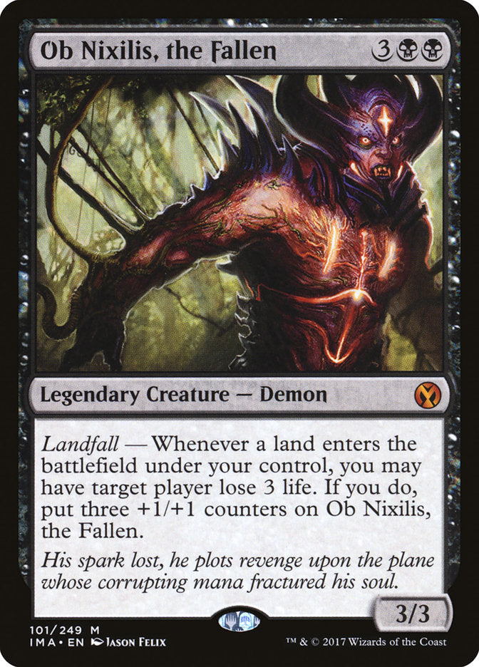 Ob Nixilis, the Fallen [Iconic Masters] MTG Single Magic: The Gathering    | Red Claw Gaming