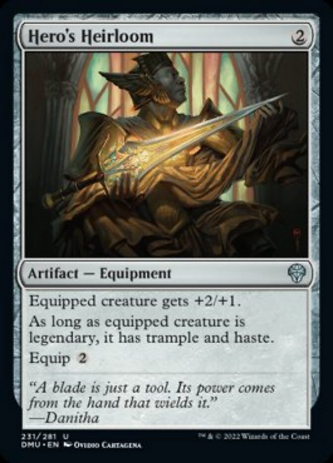 Hero's Heirloom [Dominaria United] MTG Single Magic: The Gathering    | Red Claw Gaming