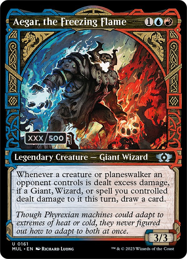 Aegar, the Freezing Flame (Serialized) [Multiverse Legends] MTG Single Magic: The Gathering    | Red Claw Gaming
