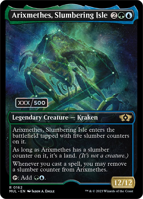 Arixmethes, Slumbering Isle (Serialized) [Multiverse Legends] MTG Single Magic: The Gathering    | Red Claw Gaming