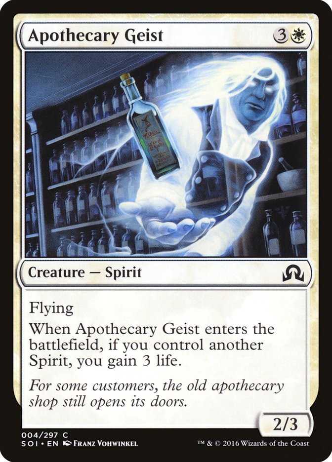 Apothecary Geist [Shadows over Innistrad] MTG Single Magic: The Gathering    | Red Claw Gaming