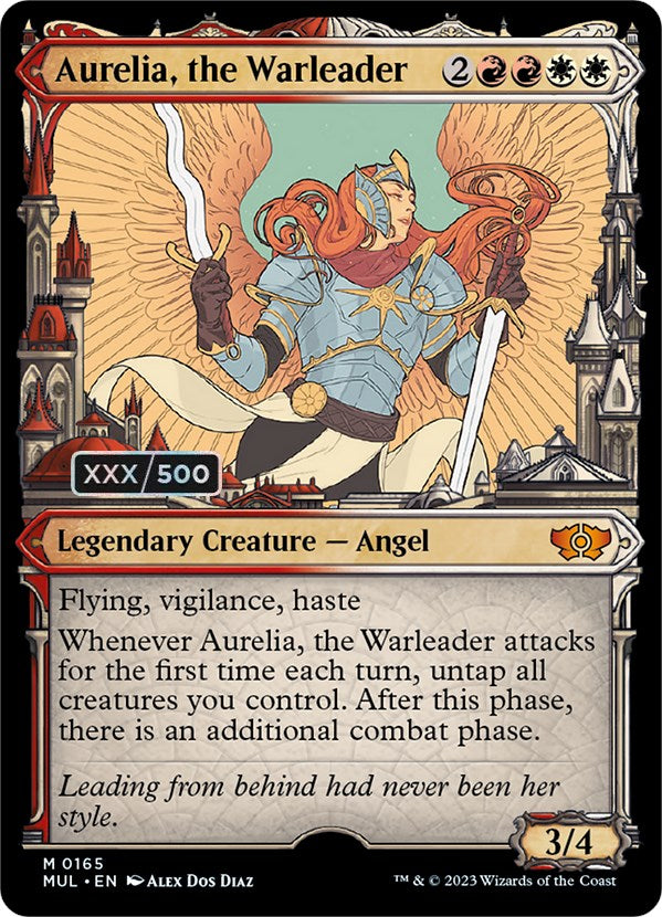 Aurelia, the Warleader (Serialized) [Multiverse Legends] MTG Single Magic: The Gathering    | Red Claw Gaming