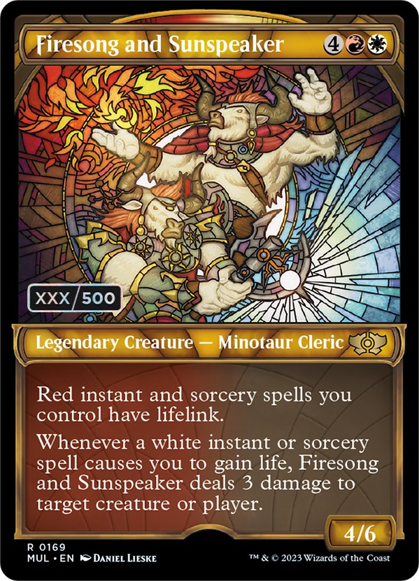 Firesong and Sunspeaker (Serialized) [Multiverse Legends] MTG Single Magic: The Gathering    | Red Claw Gaming