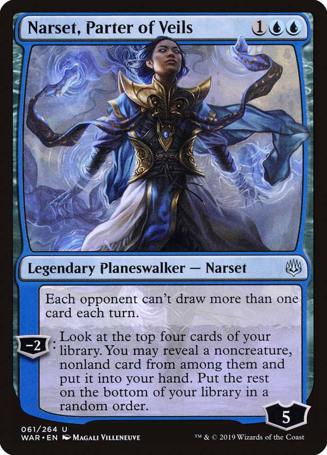 Narset, Parter of Veils [War of the Spark] MTG Single Magic: The Gathering    | Red Claw Gaming
