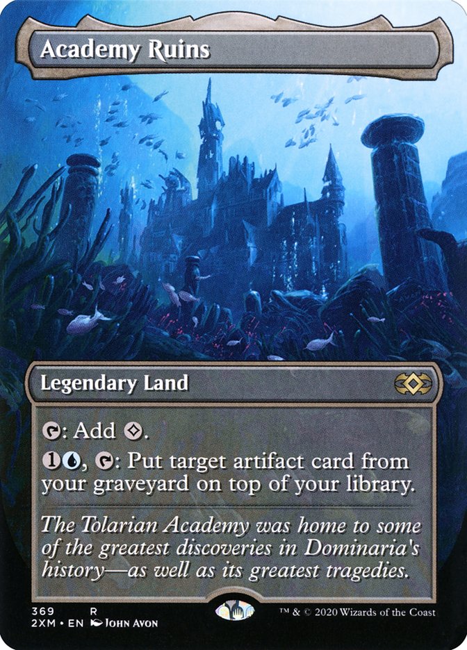 Academy Ruins (Toppers) [Double Masters] MTG Single Magic: The Gathering    | Red Claw Gaming