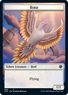 Bird // Spirit Double-Sided Token [Starter Commander Decks] MTG Single Magic: The Gathering    | Red Claw Gaming