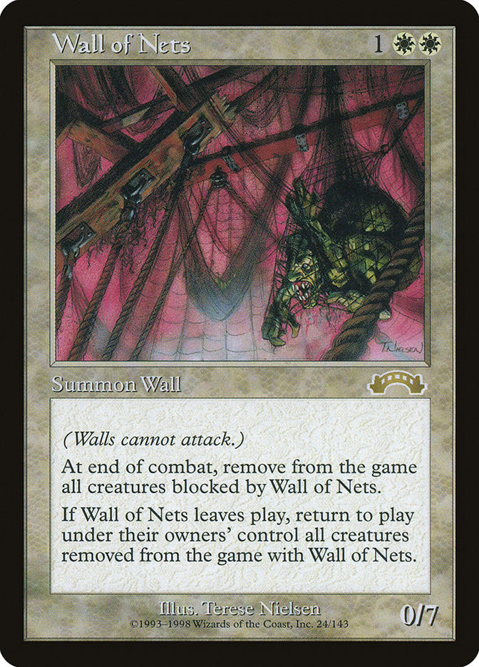 Wall of Nets [Exodus] MTG Single Magic: The Gathering    | Red Claw Gaming