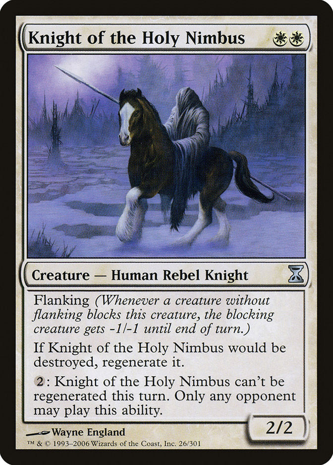 Knight of the Holy Nimbus [Time Spiral] MTG Single Magic: The Gathering    | Red Claw Gaming