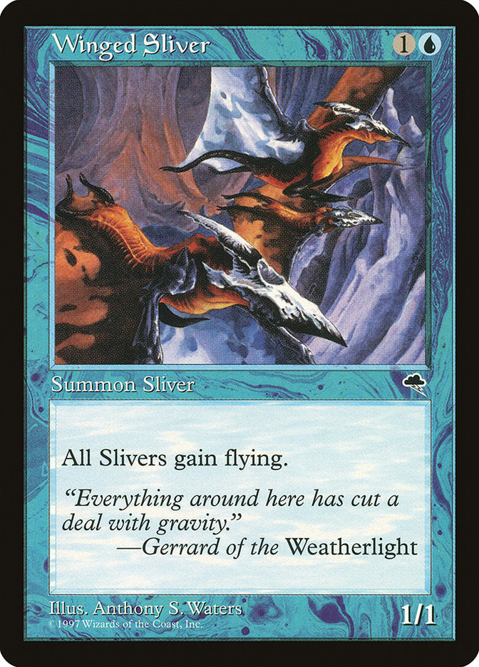 Winged Sliver [Tempest] MTG Single Magic: The Gathering    | Red Claw Gaming