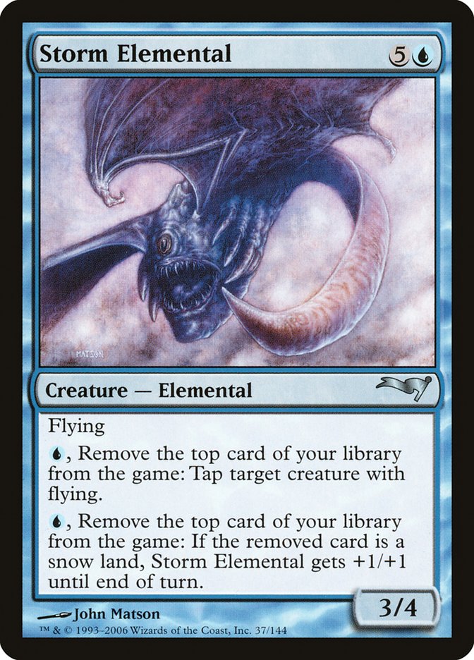 Storm Elemental [Coldsnap Theme Decks] MTG Single Magic: The Gathering    | Red Claw Gaming
