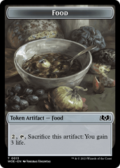 Rat // Food (0013) Double-Sided Token [Wilds of Eldraine Tokens] MTG Single Magic: The Gathering    | Red Claw Gaming