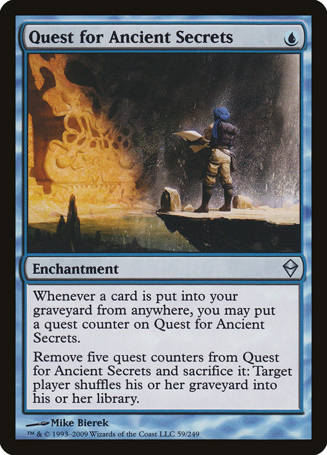 Quest for Ancient Secrets [Zendikar] MTG Single Magic: The Gathering    | Red Claw Gaming