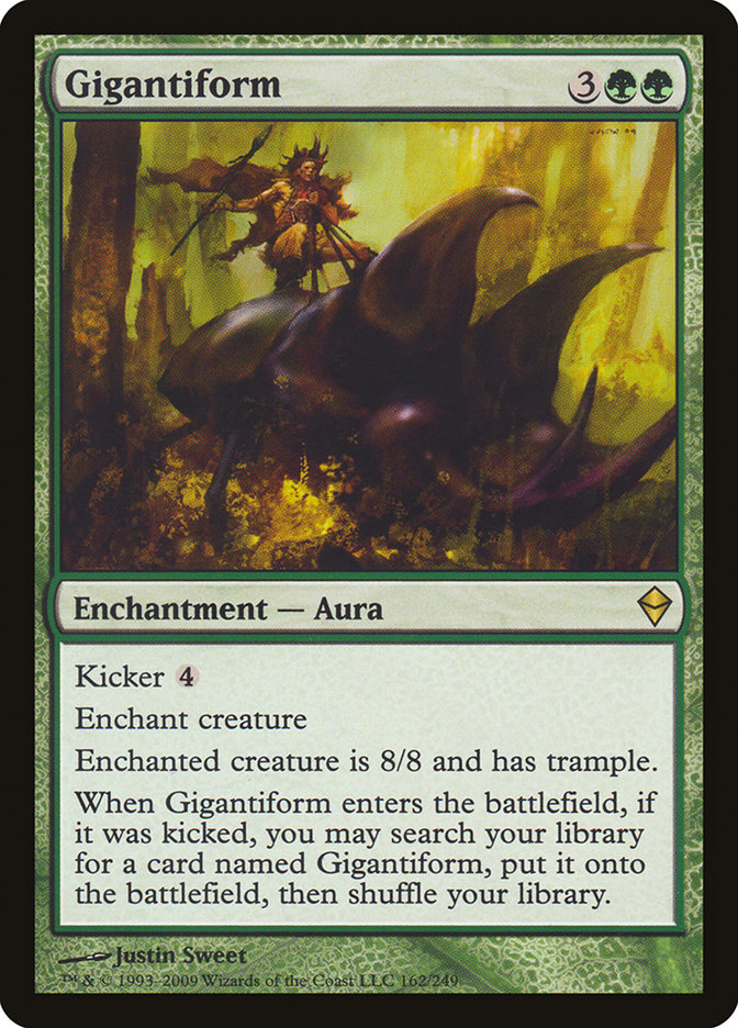 Gigantiform [Zendikar] MTG Single Magic: The Gathering    | Red Claw Gaming