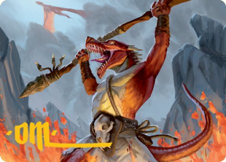 Kobold Art Card (Gold-Stamped Signature) [Dungeons & Dragons: Adventures in the Forgotten Realms Art Series] MTG Single Magic: The Gathering    | Red Claw Gaming