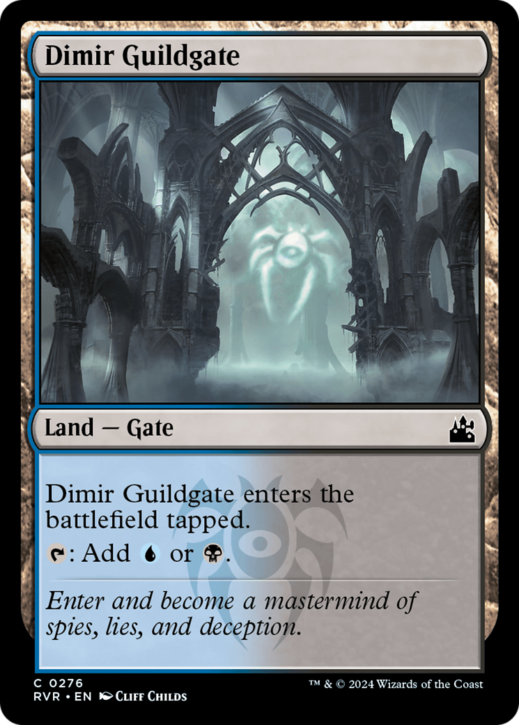 Dimir Guildgate [Ravnica Remastered] MTG Single Magic: The Gathering    | Red Claw Gaming