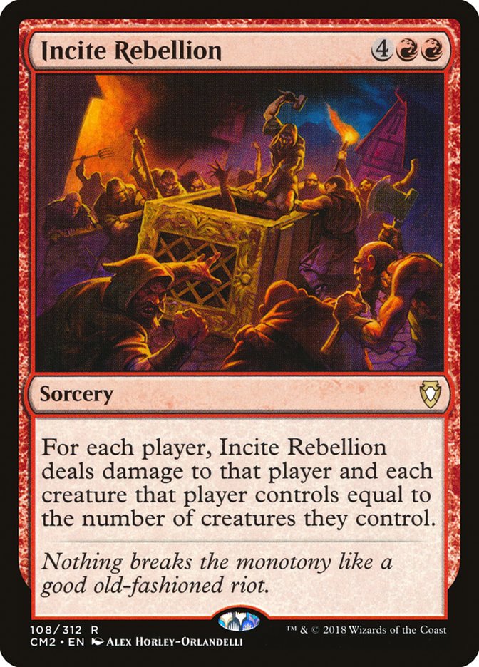 Incite Rebellion [Commander Anthology Volume II] MTG Single Magic: The Gathering    | Red Claw Gaming