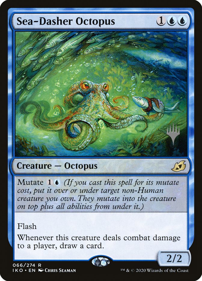 Sea-Dasher Octopus (Promo Pack) [Ikoria: Lair of Behemoths Promos] MTG Single Magic: The Gathering    | Red Claw Gaming
