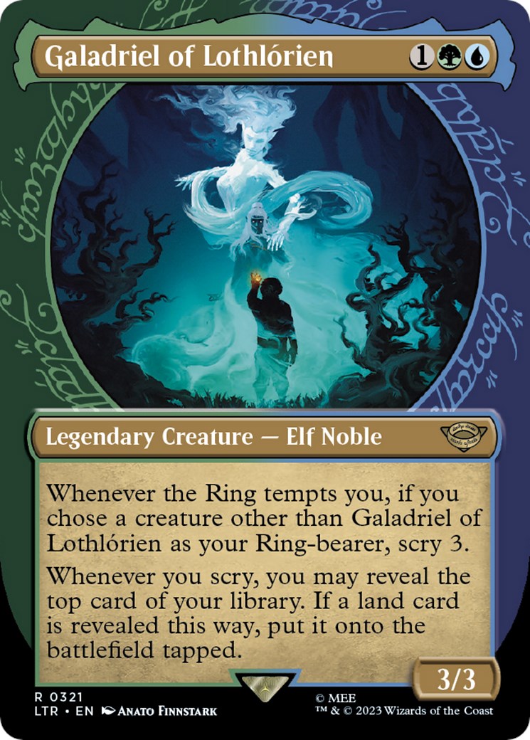 Galadriel of Lothlorien (Showcase Ring Frame) [The Lord of the Rings: Tales of Middle-Earth] MTG Single Magic: The Gathering    | Red Claw Gaming