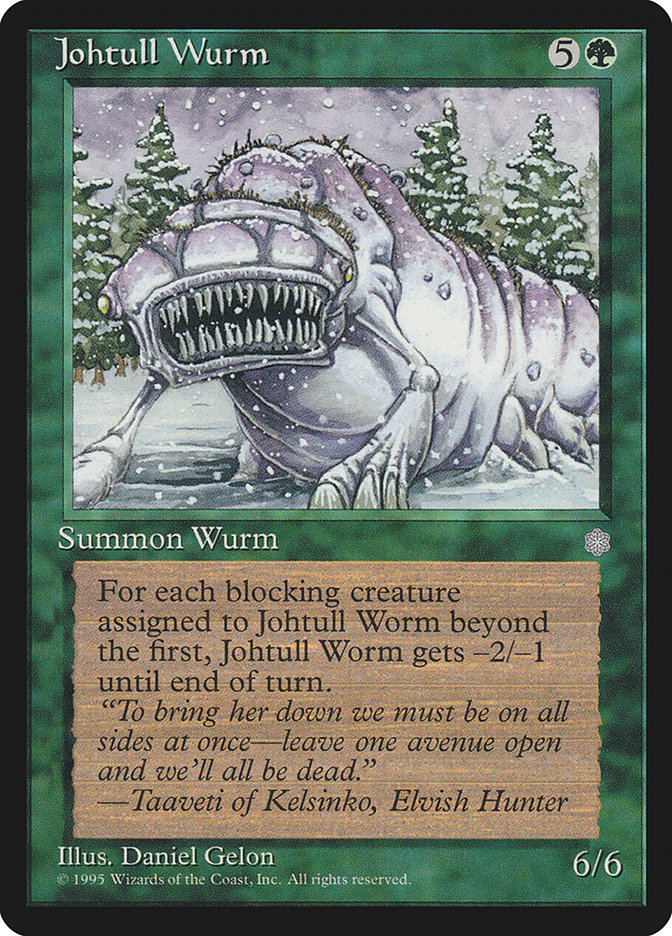 Johtull Wurm [Ice Age] MTG Single Magic: The Gathering    | Red Claw Gaming