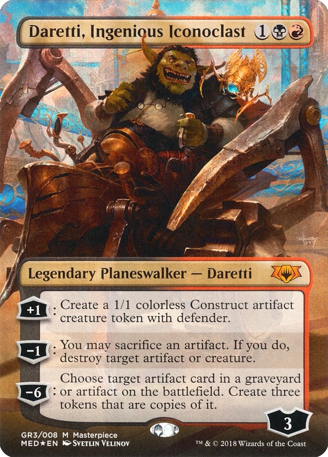 Daretti, Ingenious Iconoclast [Mythic Edition] MTG Single Magic: The Gathering    | Red Claw Gaming