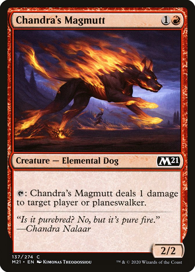 Chandra's Magmutt [Core Set 2021] MTG Single Magic: The Gathering    | Red Claw Gaming