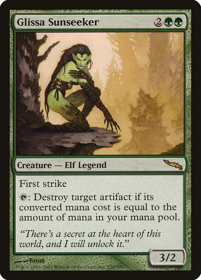 Glissa Sunseeker [Mirrodin] MTG Single Magic: The Gathering    | Red Claw Gaming