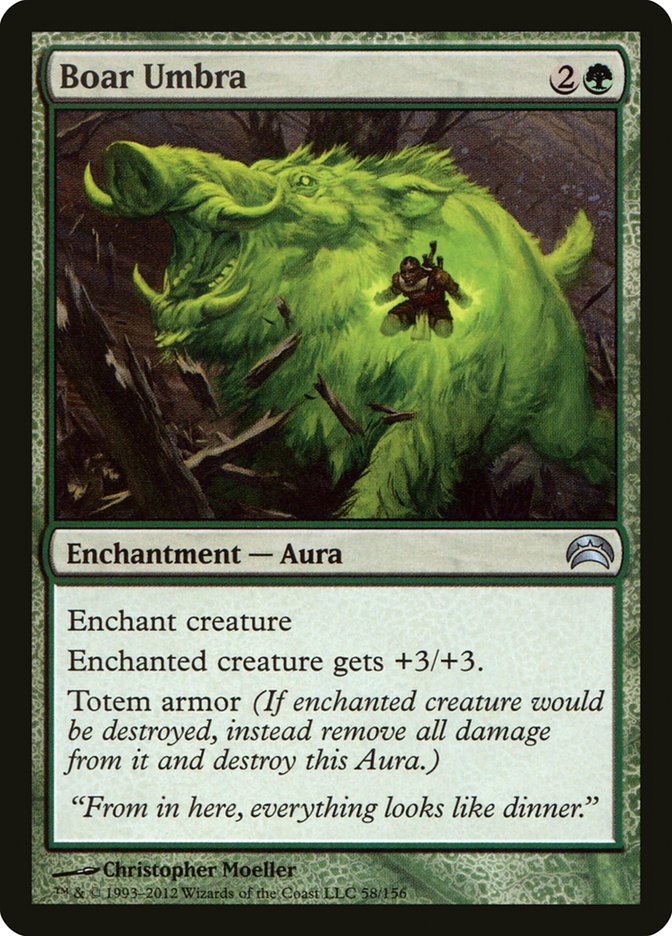 Boar Umbra [Planechase 2012] MTG Single Magic: The Gathering    | Red Claw Gaming