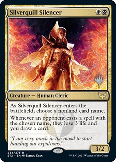 Silverquill Silencer (Promo Pack) [Strixhaven: School of Mages Promos] MTG Single Magic: The Gathering    | Red Claw Gaming
