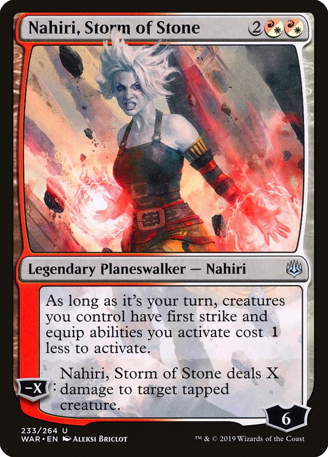 Nahiri, Storm of Stone [War of the Spark] MTG Single Magic: The Gathering    | Red Claw Gaming