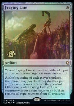 Fraying Line [Commander Legends: Battle for Baldur's Gate Prerelease Promos] MTG Single Magic: The Gathering    | Red Claw Gaming